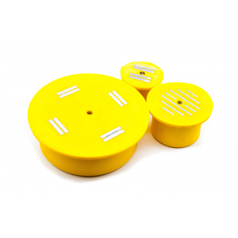 Base circulaire en polyuréthane 90-70x55mm