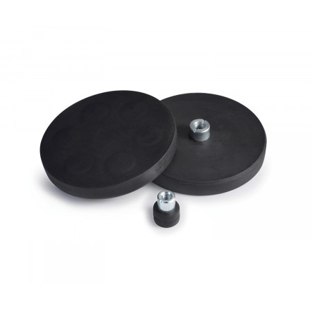 Neodymium pot magnets with rubber coating 31 x 6 x 11.5 x 8 x M4,