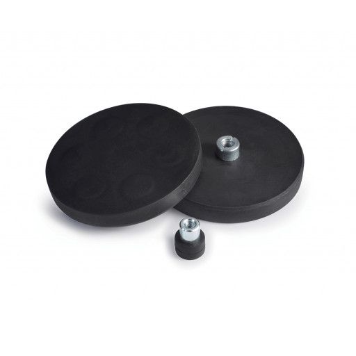 Neodymium pot magnets with rubber coating 31 x 6 x 11.5 x 8 x M4,