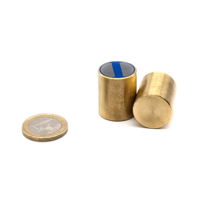 Pot magnétique Cylindrique 20x25mm, économique (Aimants Néodyme)