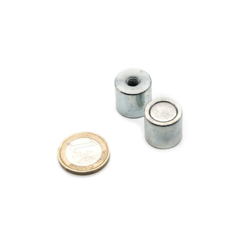 Neodymium deep pot magnets 17 x 16 x M6 mm (Neodymium Magnets)