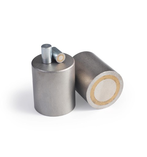 Alnico Pot magnets with steel body 13 x 18 mm