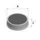 Round magnets in ferrite 30x7,8mm.