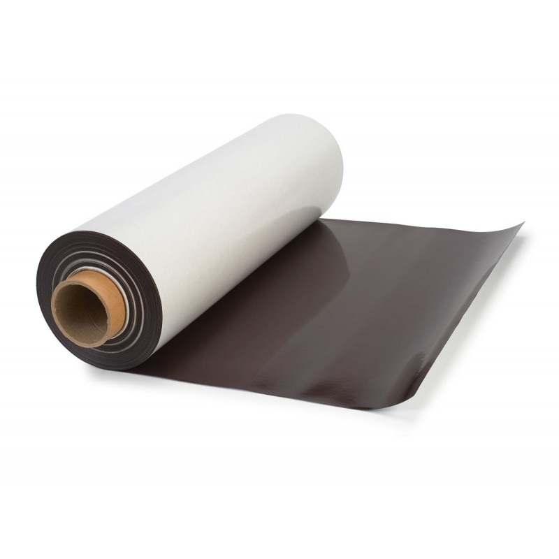 White PVC Magnetic Sheet (roll) CM1, 610mm x 0.5mm,