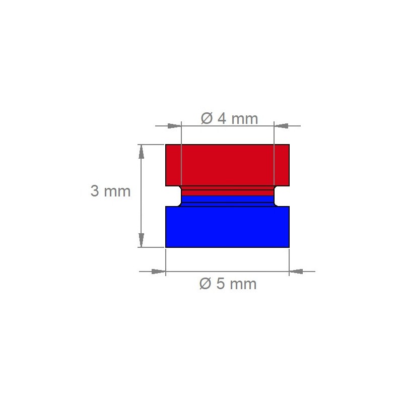 Neodymscheiben 5x3 mm , (Neodym Scheibenmagnete)