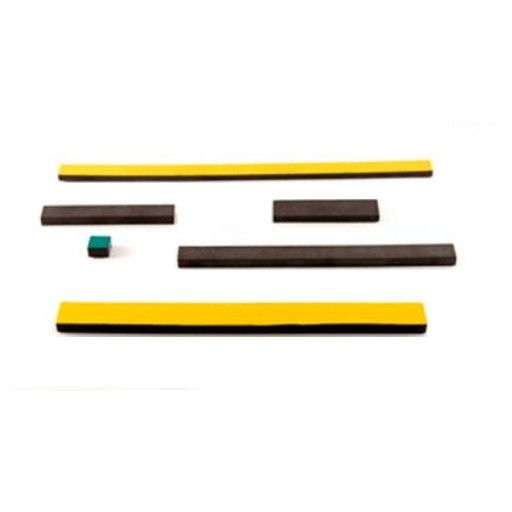 Anisotropes Magnetband CM2/ Streifen und Schnittstücke, 150 mm x 8 mm x 4 mm,