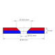 Magnetring 40x19.3-8.5x6 mm
