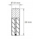 Pot magnétique Cylindrique 10x20mm, économique (Aimants Néodyme)