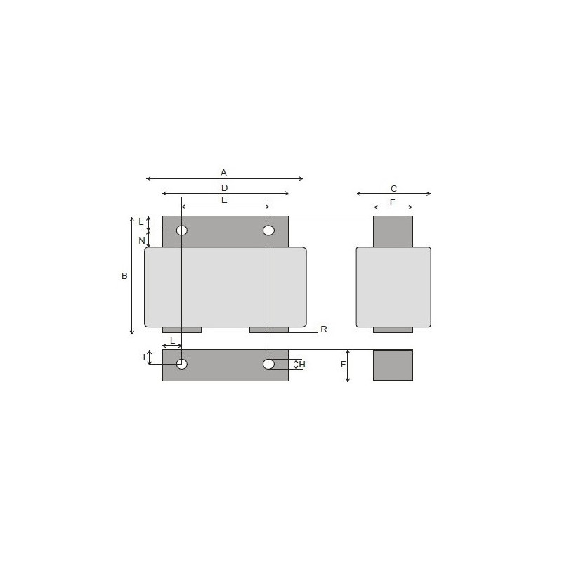 Électro-aimants rectangulaires ELEV-7 -Électroaimants