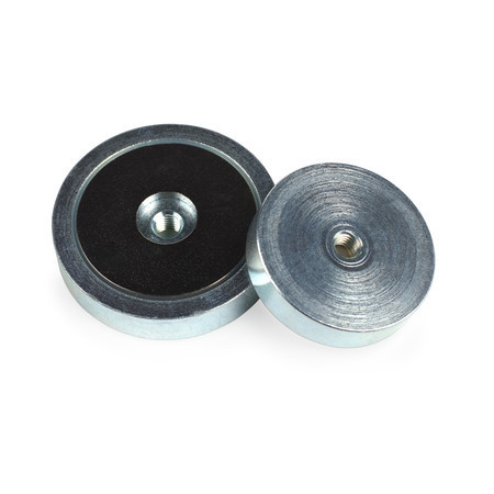 Neodymium Pot Magnets with Through Hole with Metric