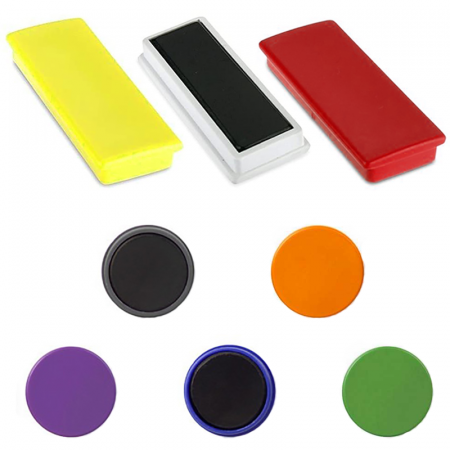 Ferrite Plastic Magnets as slate magnets